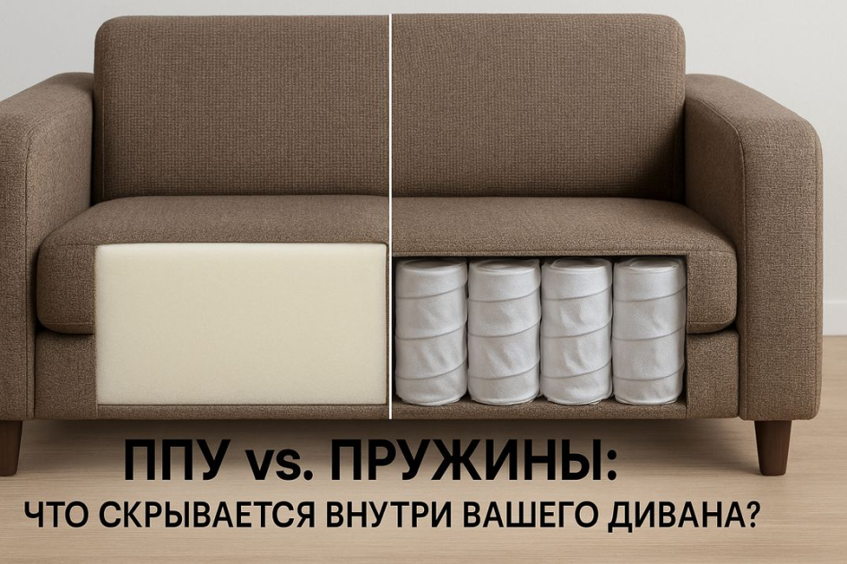 Пружины или ППУ: разбираемся с наполнением дивана без маркетинговых мифов