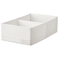 STUK Коробка с отделениями белая 20x34x10 см