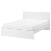 MALM Rama łóżka, wysoka, biały, 180x200 cm