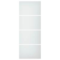 SVARTISDAL 4 panele do ramy drzwi przesuwanych, biały imitacja papieru, 75x201 cm