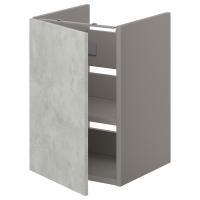 ENHET Sza umyw z pół/drz, szary/imitacja betonu, 40x42x60 cm