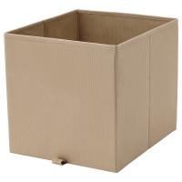 KOSINGEN Коробка, бежевая, 33x38x33 см