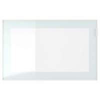 GLASSVIK Стеклянная дверь, белый/матовое стекло, 60x38 см