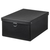 NIMM IKEA 805.181.69 Контейнер с крышкой 25x35x15 см черный