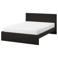 MALM IKEA  299.292.3 Каркас кровати 160x200 см. высокий Чёрно-коричневый