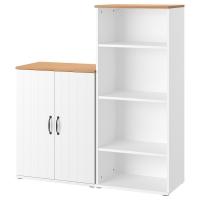 SKRUVBY IKEA 994.947.24 Книжный шкаф 130x140 см белый