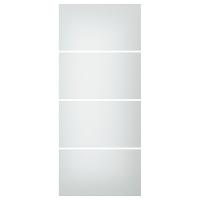 SVARTISDAL 4 panele do ramy drzwi przesuwanych, biały imitacja papieru, 100x236 cm