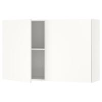 KNOXHULT Szafka ścienna z drzwiami, biały, 120x75 cm