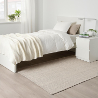 TIPHEDE IKEA 404.567.57 Ковер 120x180 см. плоский тканый натуральный/черный