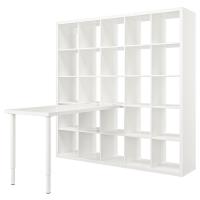 KALLAX / LAGKAPTEN IKEA 594.816.53 Рабочий стол/стеллаж 182x159x182 см белый