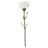 SMYCKA Sztuczny kwiat, goździk/biały, 30 cm