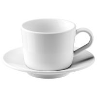 IKEA 365+ Filiżanka ze spodkiem, biały, 13 cl