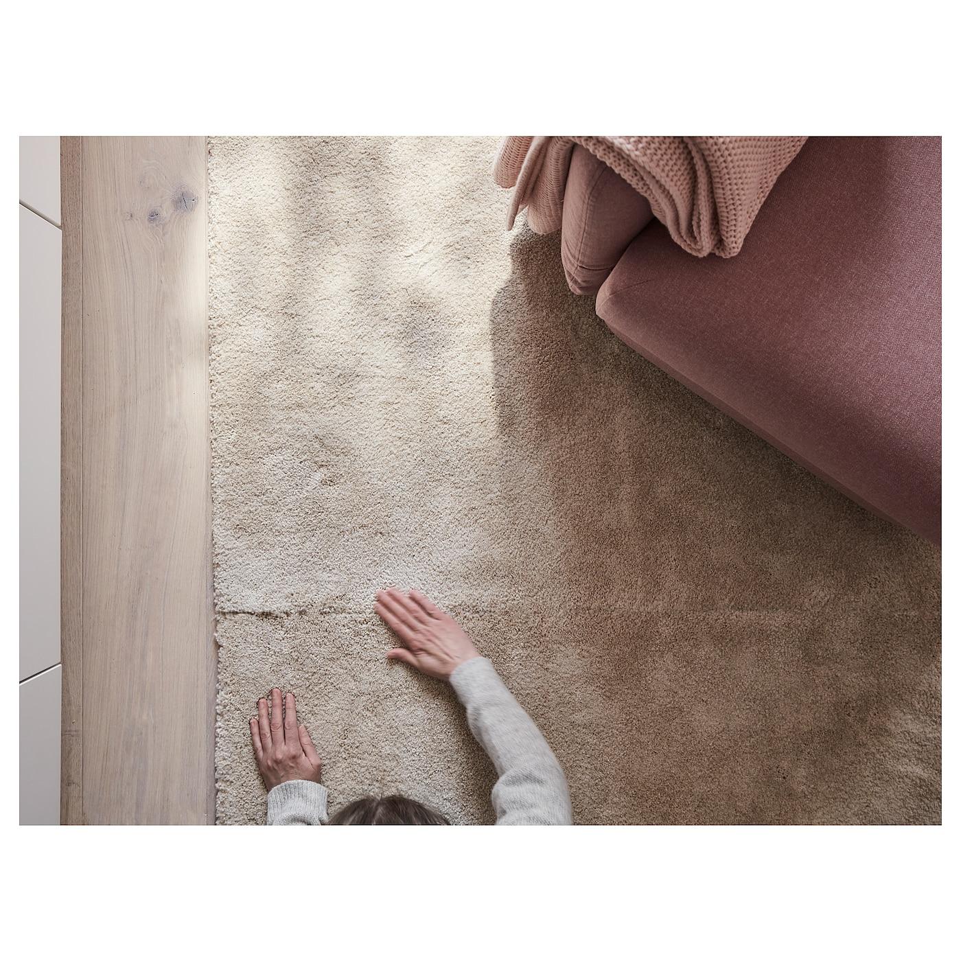 STOENSE IKEA 204.268.08 Ковер короткий ворс 200x300 см кремовый