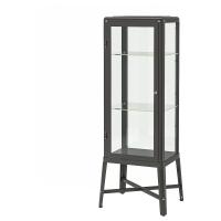 FABRIKÖR Шкаф-витрина Тёмно-серый 57x150 см