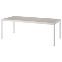 SEGERÖN Садовый стол белый/бежевый 91x212 см
