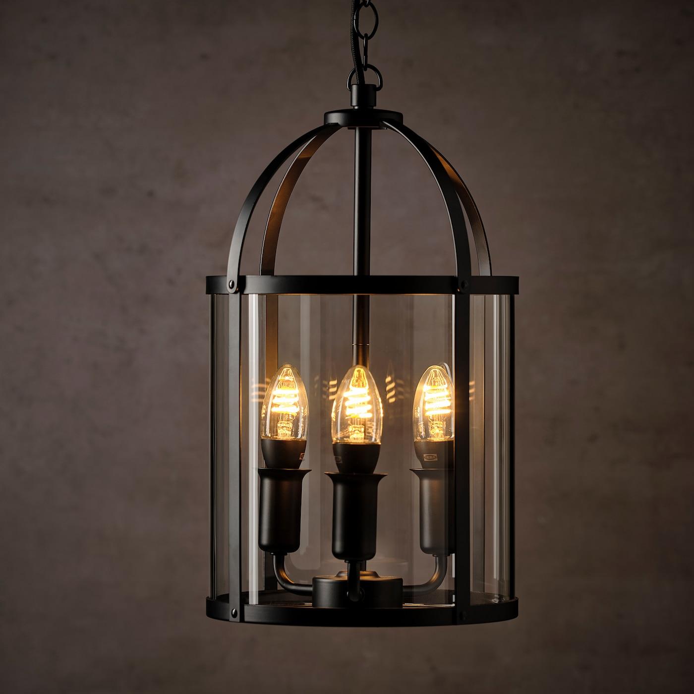 TRADFRI IKEA 304.413.80 Лампочка светодиодная E14 250 люмен умная беспроводная люстра с регулируемой яркостью/теплый белый