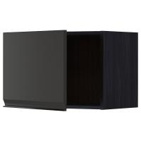 METOD Настенный шкаф, черный / Upplöv матовый антрацит, 60x40 см