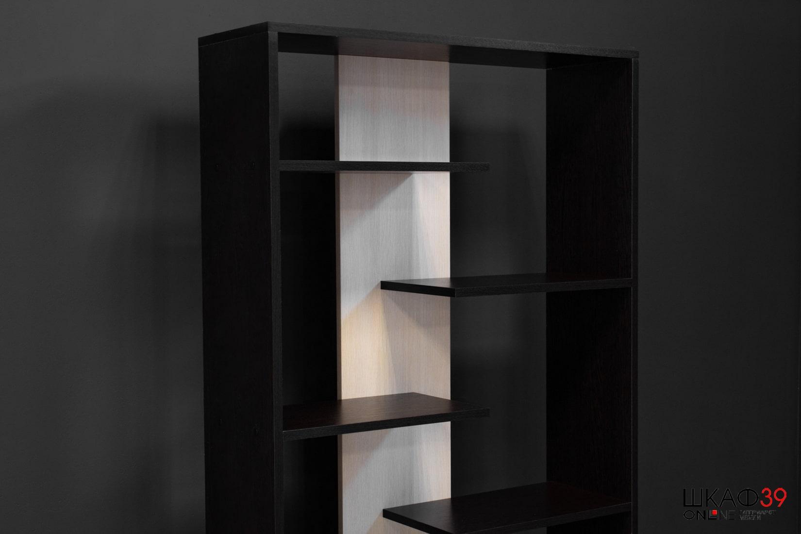 Ромео/Грей-4 Стеллаж венге/дуб молочный