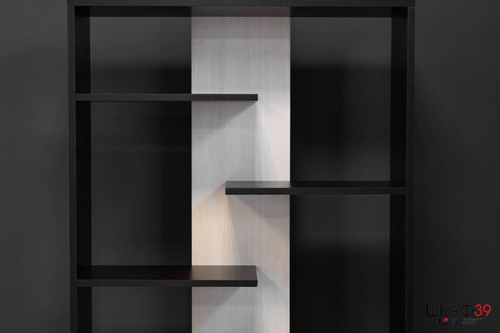 Ромео/Грей-4 Стеллаж венге/дуб молочный