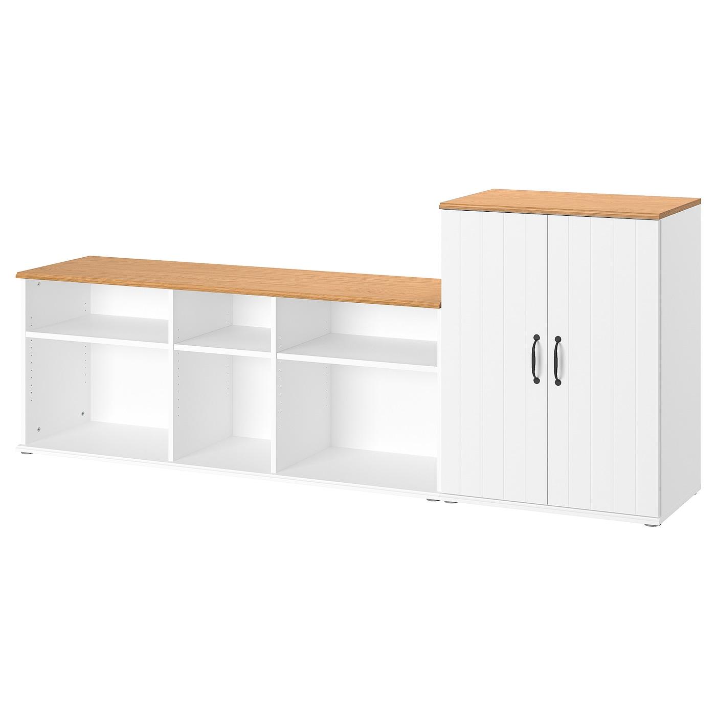 SKRUVBY IKEA 594.946.03 Стенка 226x38x90 см белый