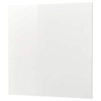 SIBBARP Panel ścienny na wymiar, połysk biały/laminat, 1 m²x1.3 cm