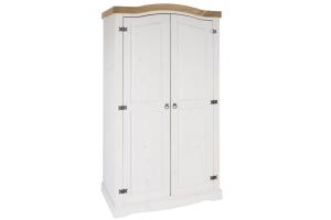 CRW120 Шкаф для одежды 2-х дверный Белый