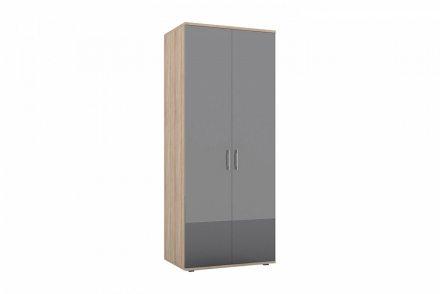 Шкаф для одежды ШО-02 LUCIDO (Дуб Сонома/Антрацит)