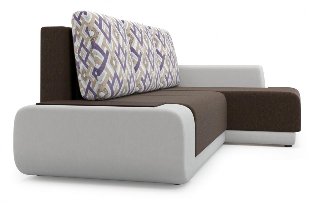 Соло (19) диван угловой правый (УП) Velvet lux 7/Ethnos 02