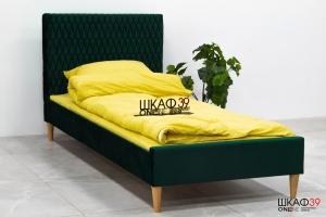 Azurro Velvet Кровать SIGNAL 90x200 зеленый