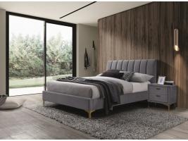 Mirage Velvet Кровать SIGNAL 160x200 серый