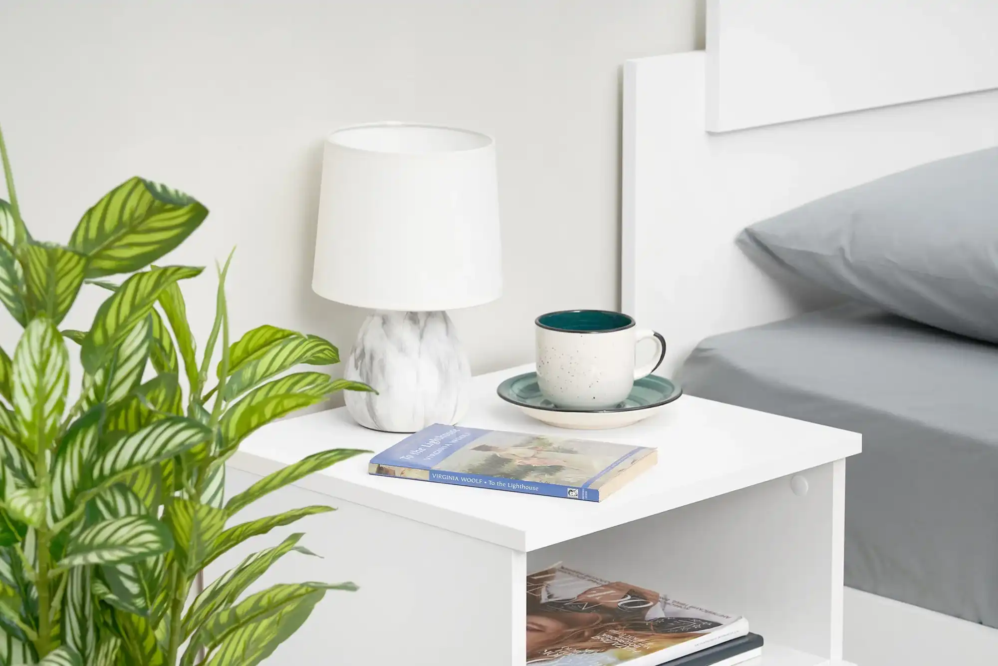 Тумба прикроватная белый ЭРА