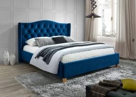 Aspen Velvet Кровать 160х200 с ортопед. основанием Signal Синий