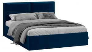 Глосс Кровать 160х200 Велюр Confetti Blue (корпус без основания)