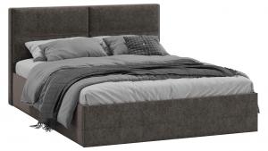 Глосс Кровать 160х200 (корпус без основания) Микровелюр Jercy Stone