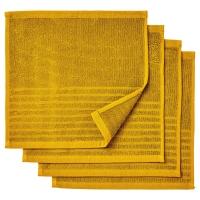 VAGSJON IKEA Полотенце 30x30 см 105.495.17 золотисто-желтое