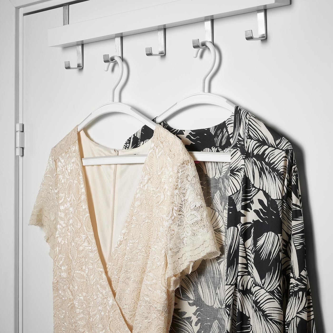 TRYSSE IKEA 105.150.70 Вешалка 5 шт. Белый/Серый