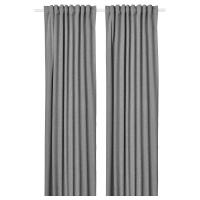 ROSENMANDEL IKEA 005.362.47 Шторы плотные 2 шт. 135x300 см серый