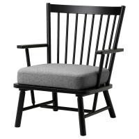 PERSBOL IKEA 505.259.20 Кресло черный / Tibbleby бежевый / серый