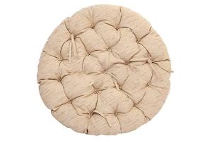 Papasan Подушка круглая для кресла Ткань зелено-бежевая (d1000)