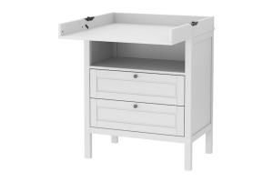 SUNDVIK Комод с пеленальным столиком серый IKEA 804.940.26