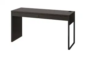 MICKE IKEA 602.447.45 Стол письменный чёрно-коричневый