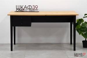 ARKELSTORP Письменный стол, столешница массив черный 140x70 см
