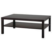 LACK Журнальный стол 001.042.91 черно-коричневый 118 x 78 см IKEA (уценк)