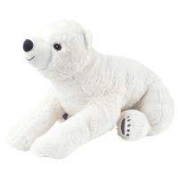 SNUTTIG Мягкая игрушка, белый медведь/белый
