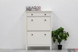 HEMNES Обувница с 2 отделениями белый 89x30x127 см IKEA (распр с выставки)