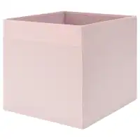 DRONA IKEA 604.288.91 Коробка-вставка 33x38x33 см светло-розовая