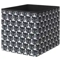 DRONA IKEA 904.351.02 Коробка-вставка 33x38x33 см белый/черный дизайн