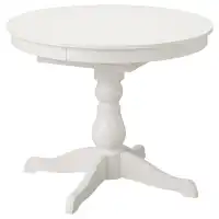 INGATORP IKEA 304.917.75 Стол обеденный раздвижной 90/125 см Белый