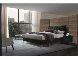 Mirage Velvet Кровать SIGNAL 160x200 зеленый