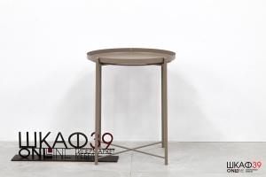 ГЛАДОМ Журнальный стол с подносом 305.137.63 Темно-серо-бежевый 45x53 см IKEA